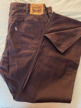 MENS Levi's 505 Classic Fit Jeans in Dark grey